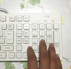 10_usbkeybord_BSKBU04WH_typing_10key.jpg